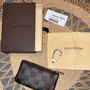 Louis Vuitton Key Pouch Damier Ebene